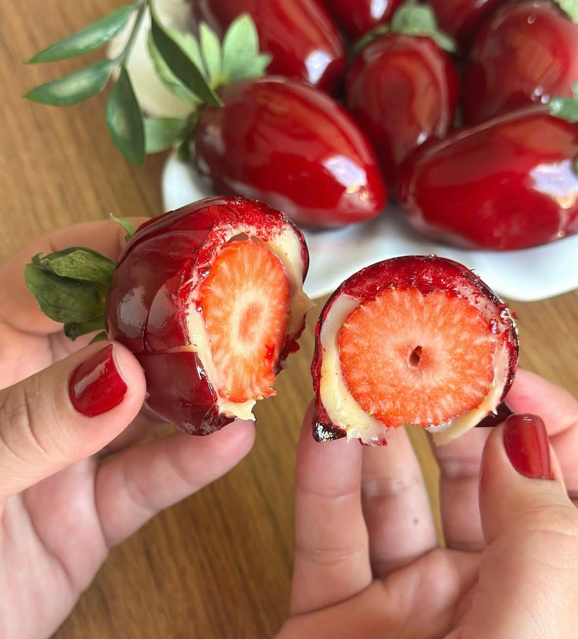 Strawberry of Love – White Brigadeiro