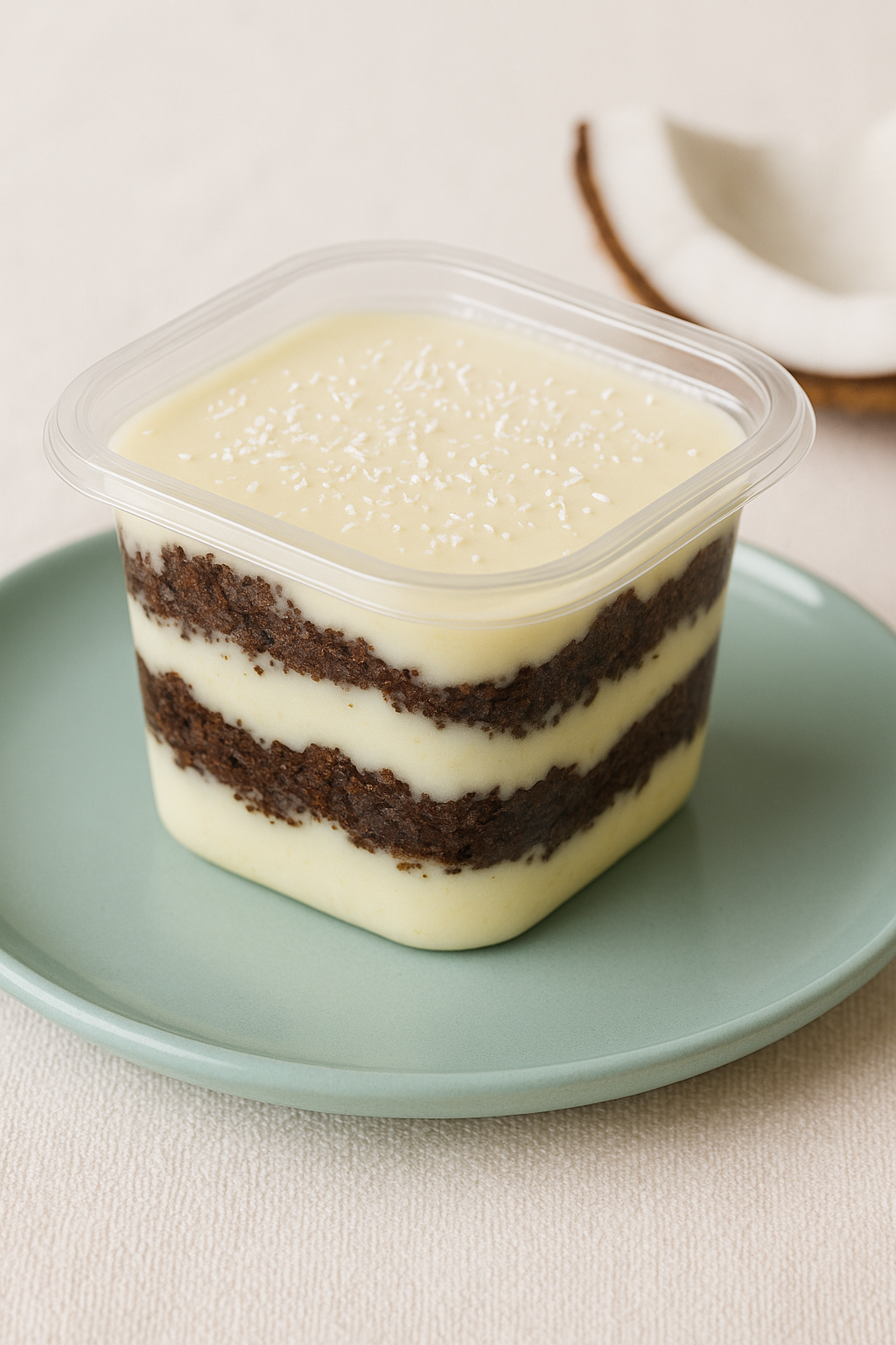 Beijinho Cake in a Jar (Coconut & Condensed Milk)